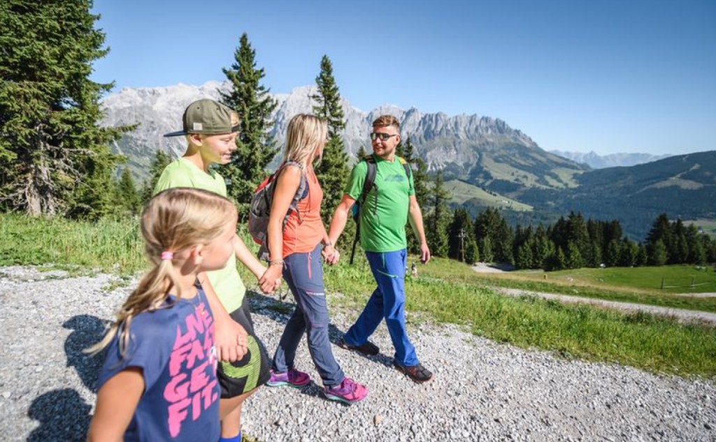 Wanderung am Hochkönig mit der Familie