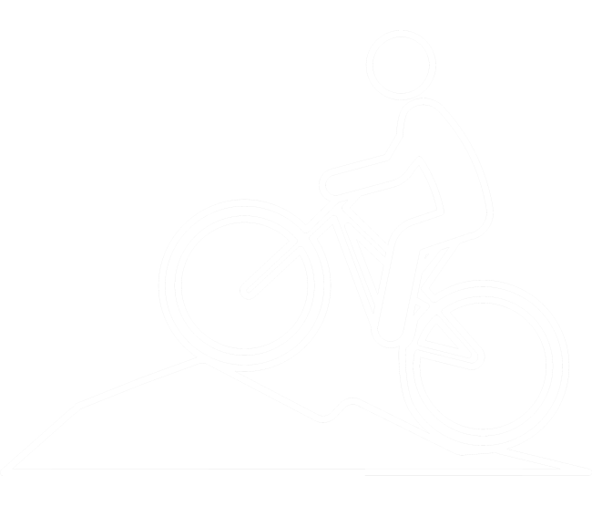 Symbol für einen Radfahrer in der Region Hochkönig